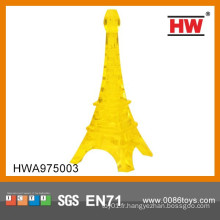 Hot Sale Plastic Tour Eiffel 3d Building Model Toy